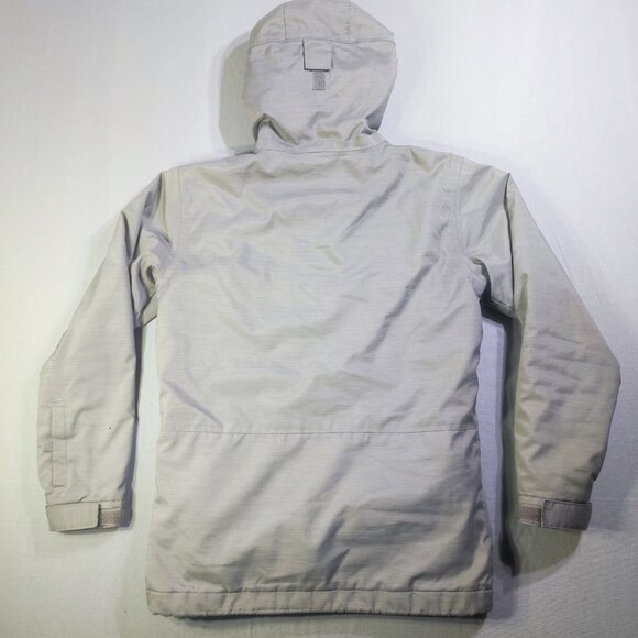 DC 10K waterproof jacket ski/snowboard youth size L grey with graphic design - Picture 3 of 13
